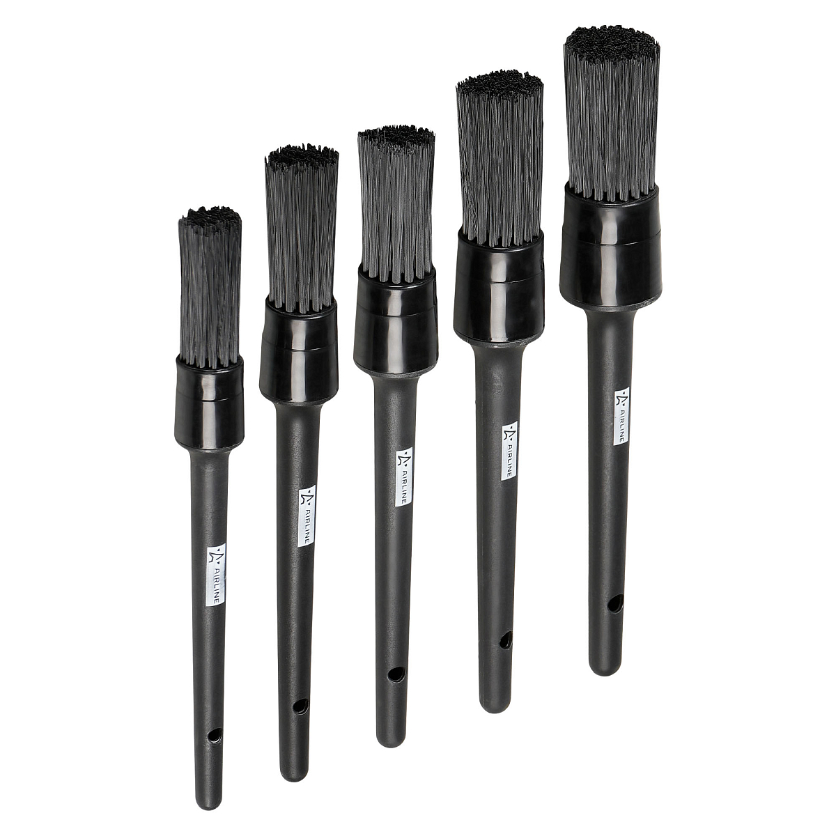 Кисти для детейлинга набор 5пр.(24/23.5/23/22.5/20.5см)