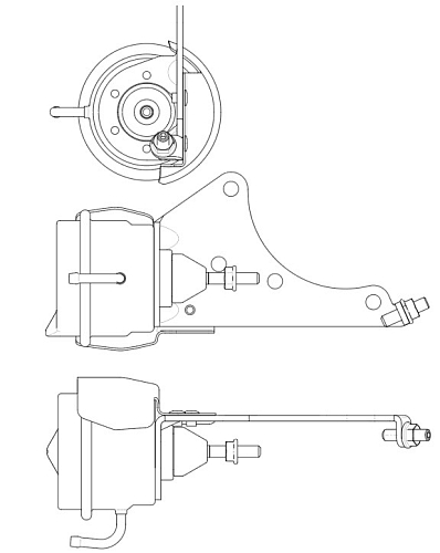 Актуатор турбокомпрессора для а/м Kia Sorento (06-) 2.5D E-4 (BV43)