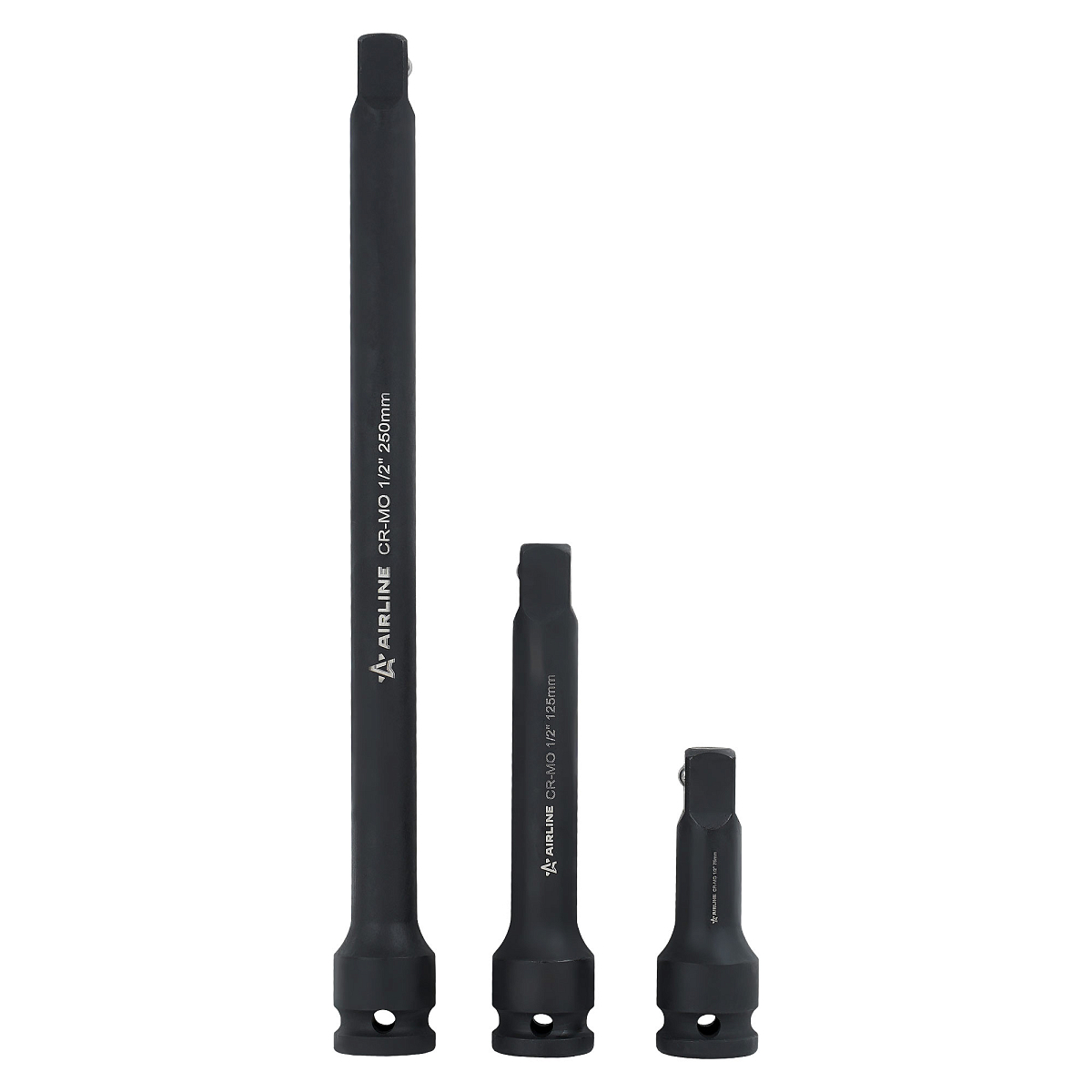 Набор удлинителей ударных 1/2"DR 3пр. (75,125,250мм) пласт.подвес