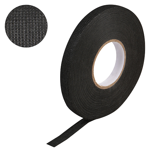 Изолента для жгутирования проводки 9 мм*20 м, антискрип, на осн. флиса