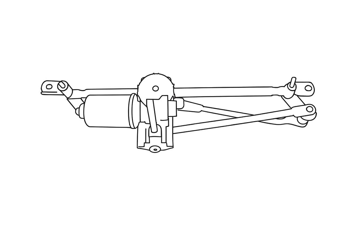 Стеклоочиститель в сборе для автомобилей Hyundai Tucson (04-)