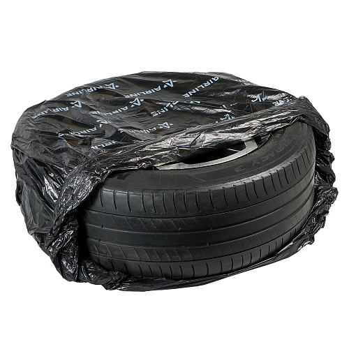 Пакеты для колес R12-21 PRO, 100шт в коробке, 110x110см, ПНД повыш.прочн. 17мкм, черн.