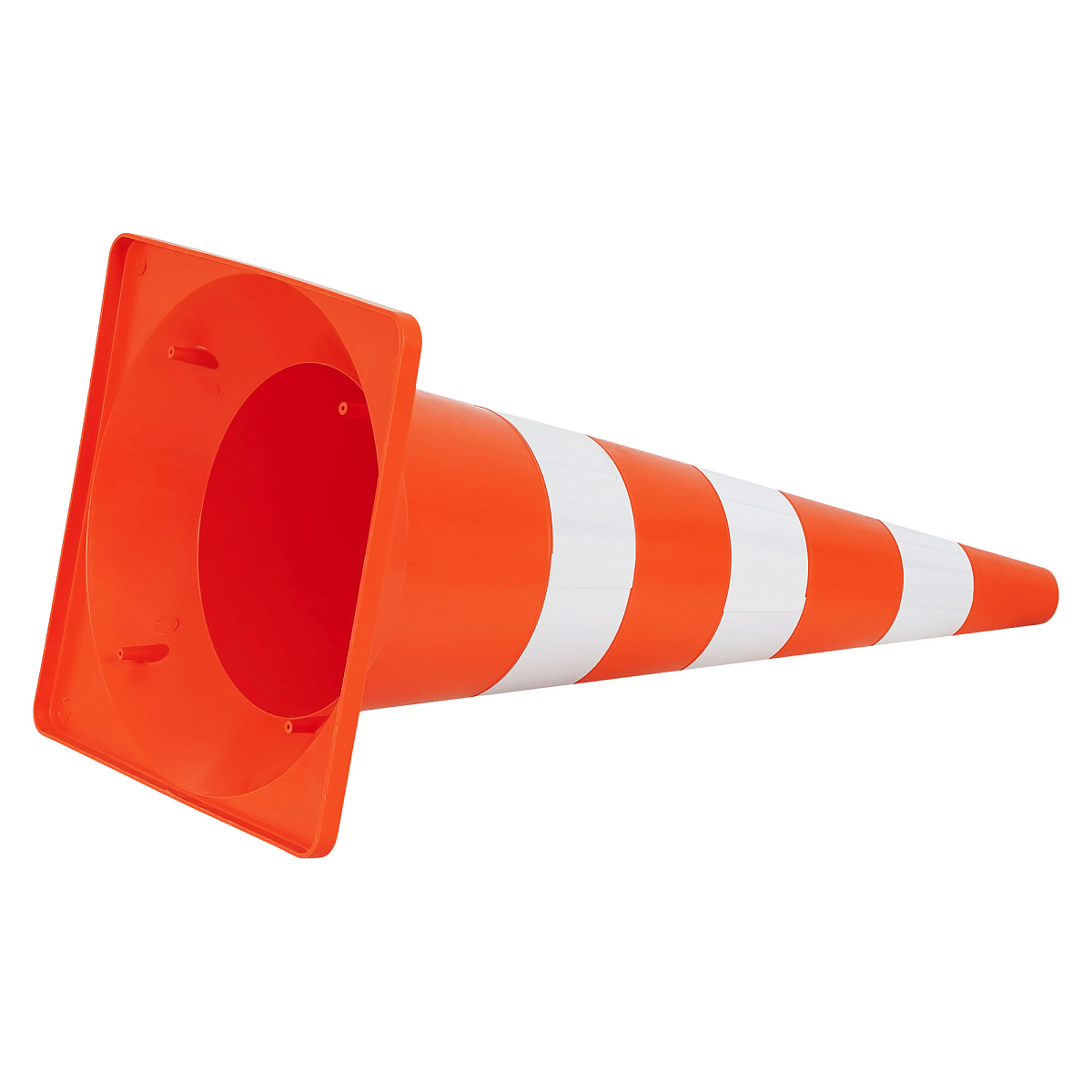 Конус дорожный 750мм, 3 световозвр.полосы, оранжевый