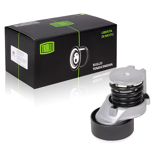 Ролик приводного ремня для автомобилей VW Polo Sedan (10-)/Skoda Rapid (12-) 1.2i/1.4TSi/1.6i AC+ (с натяжным механизмом) (CM 1804)