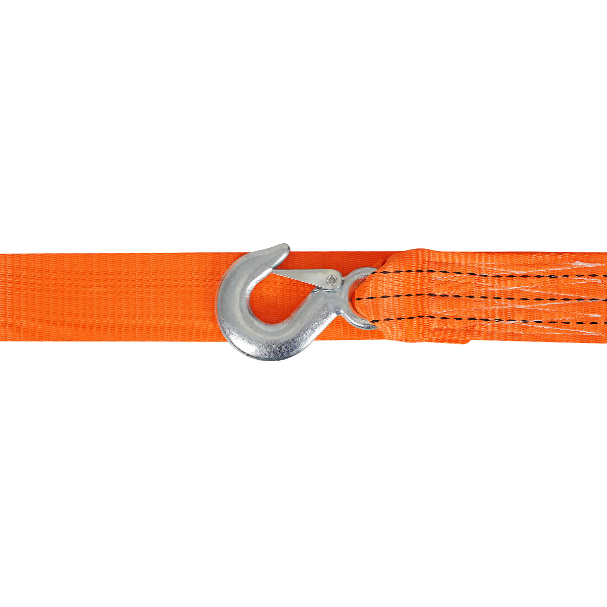 Трос VIP буксировочный усиленный (лента) 5 т, 5 м, 2 крюка, с мешком