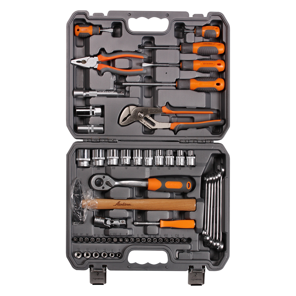 Набор инструментов универсальный 59пр. (головки 1/2", 1/4") кейс