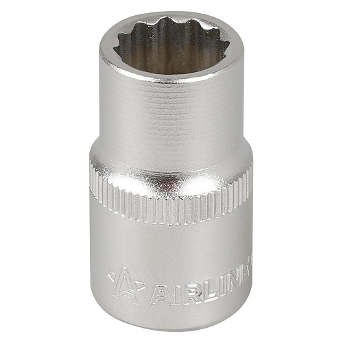 Головка торцевая 1/2"DR двенадцатигранная 13мм, L=38мм пласт.подвес