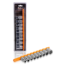 Набор головок 1/2"DR шестигранных 9пр. (10-22мм)