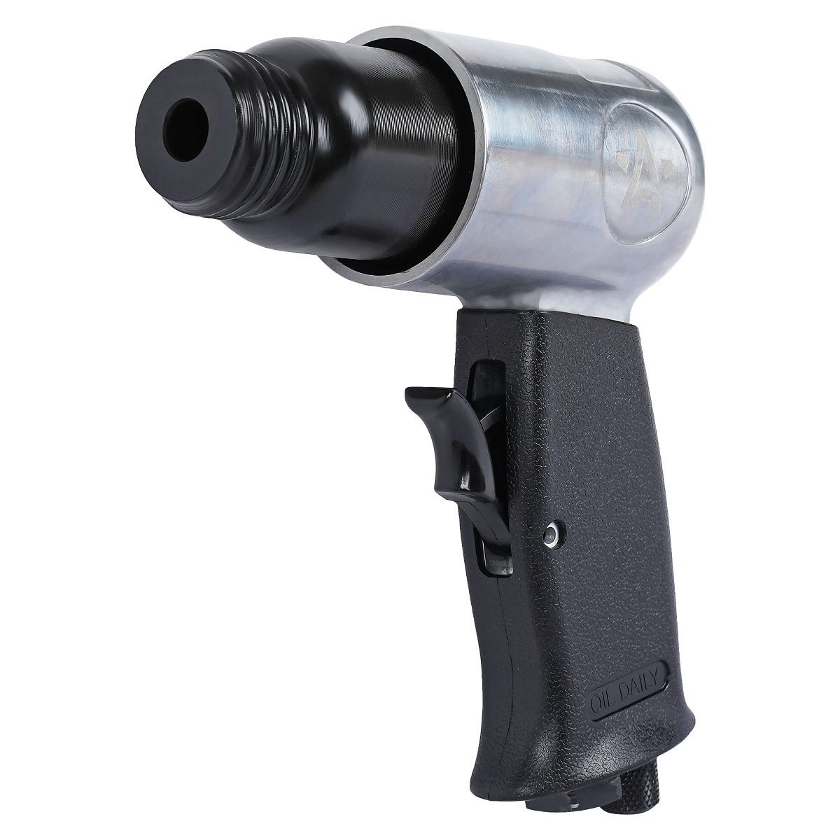 Молоток пневматический 4500 уд/мин, обрезиненная рукоятка, с оснасткой 10пр. кейс