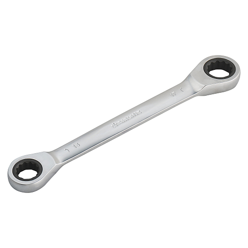 Ключ накидной трещоточный 14х17мм PRO, пласт.подвес