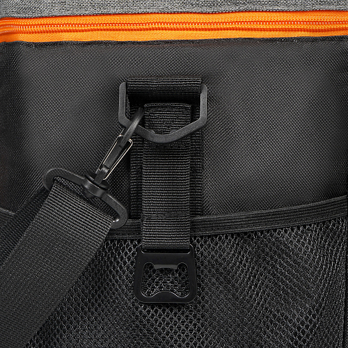 Сумка-холодильник (термосумка) PRO, 27л, 40*31*22см, водонепр., чер./сер.