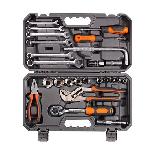 Набор инструментов универсальный 25пр. (головки 1/2") кейс