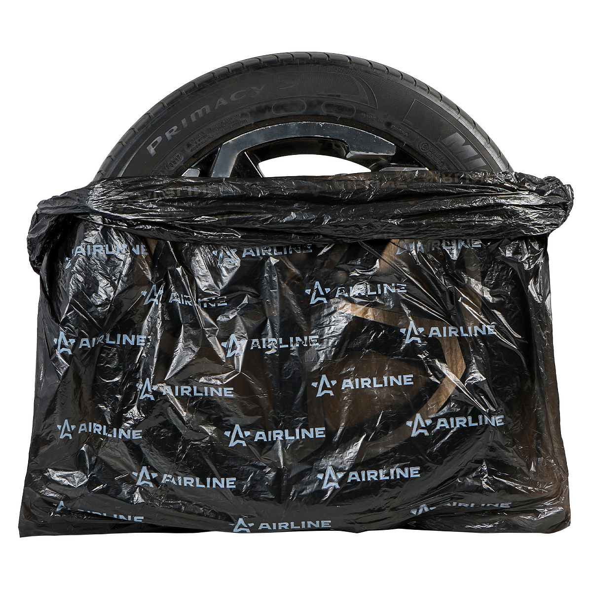 Пакеты для колес R12-21 PRO, 100шт в коробке, 110x110см, ПНД повыш.прочн. 17мкм, черн.