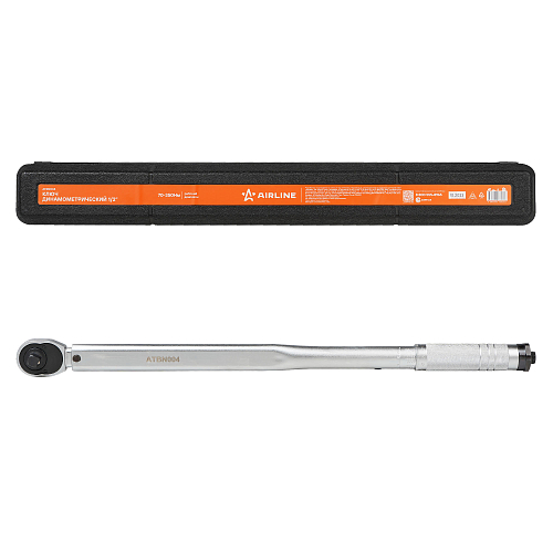 Ключ динамометрический 1/2" 70-350Нм, кейс
