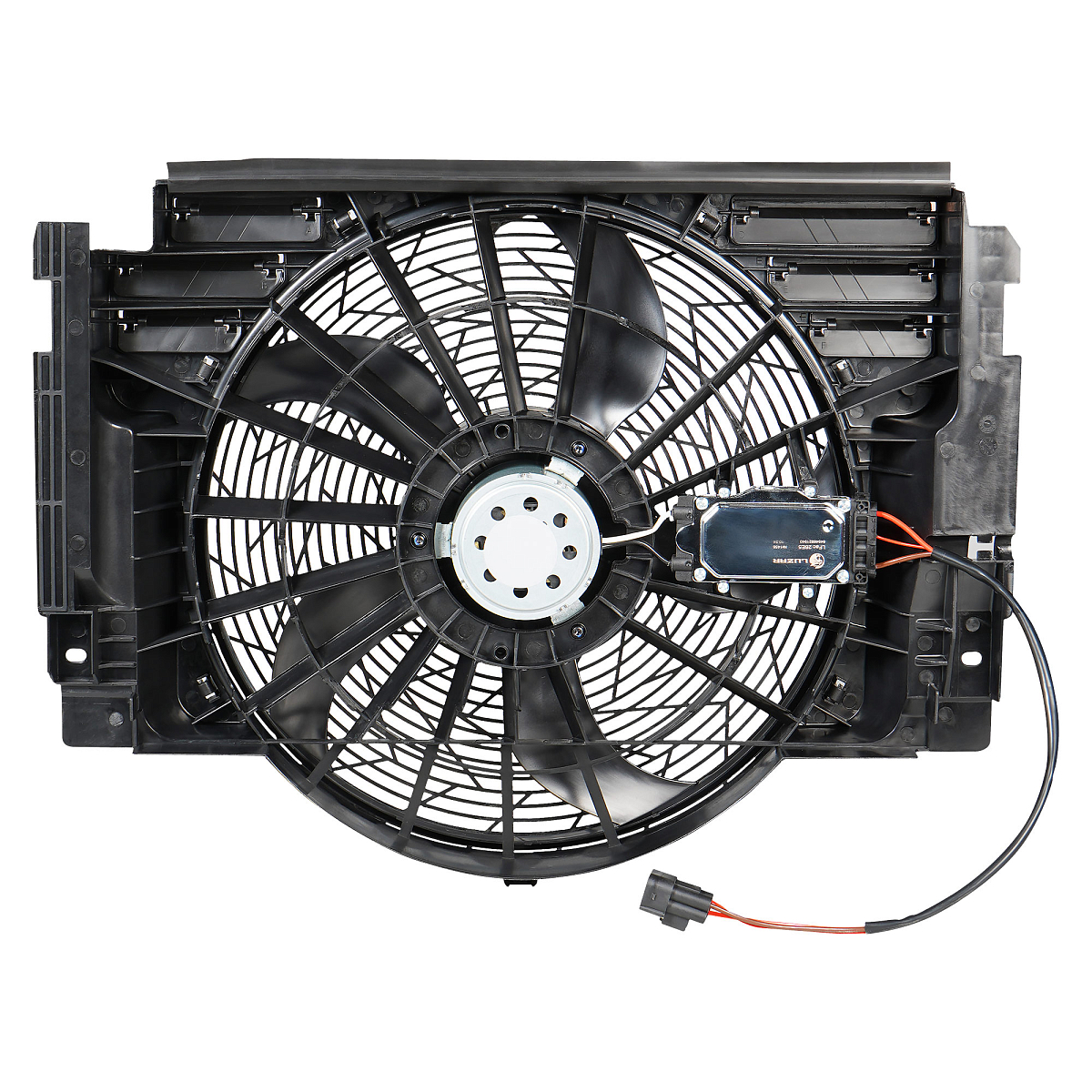 Электровентилятор кондиционера для автомобилей BMW X5 (E53) (00-) G (с кожухом и модулем управления)