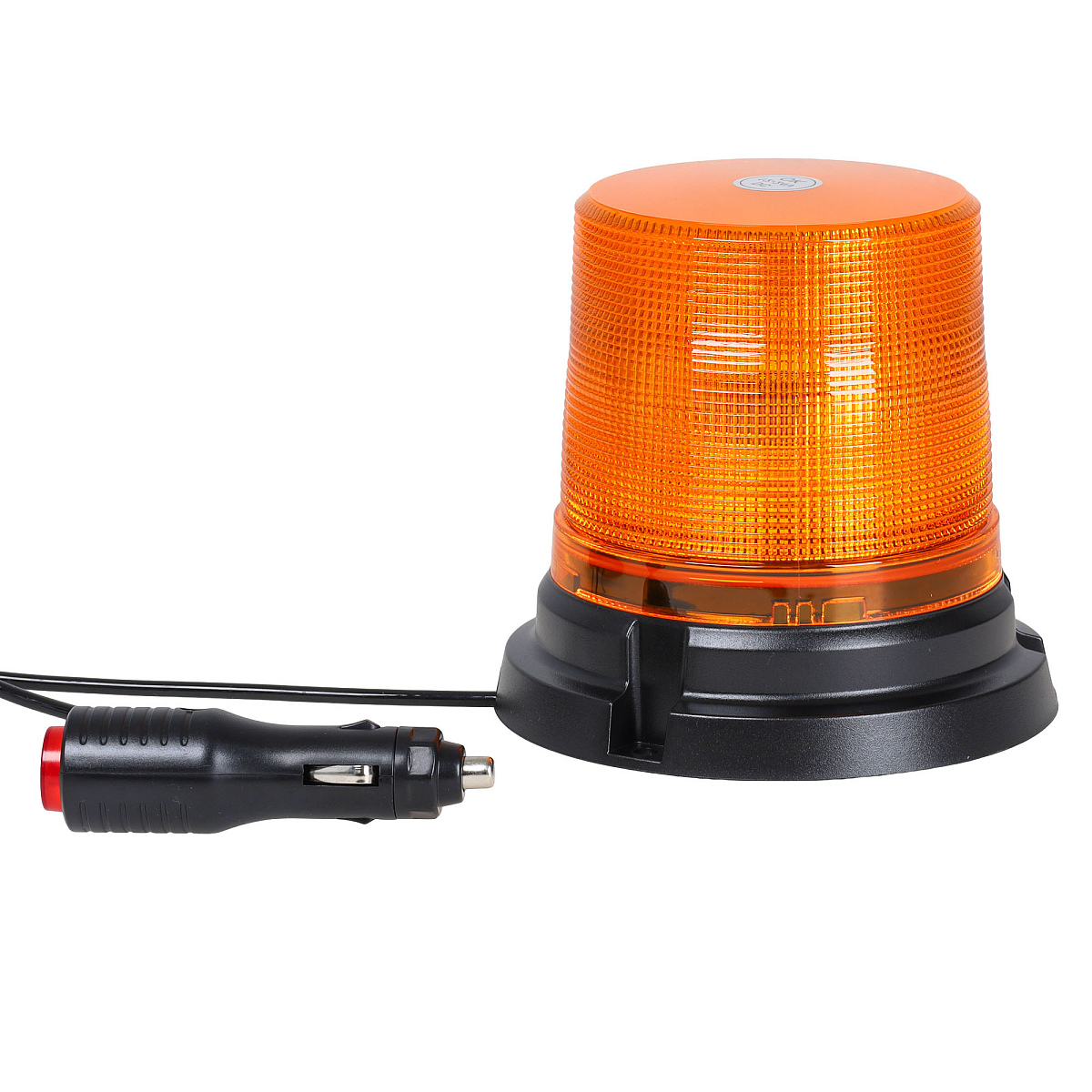 Маяк проблесковый светодиодный PRO, 24Вт, 24LED, 12/24В, 7 режимов, магнитное/болтовое крепление, штекер прикуривателя, D-130мм, H-122мм