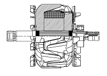 Ротор генератора для автомобилей Ford Mondeo IV (07-)/S-Max (06-) 2.0i