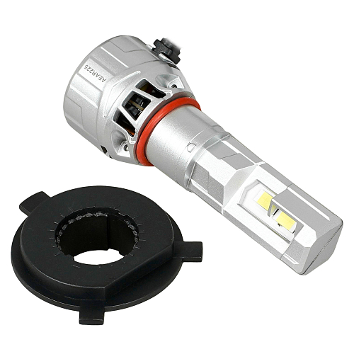 Лампа светодиодная H4 ULTRA, 55Вт, 10400Лм (5200Лм x 2), 6500К (Белый), 12/24В, комплект 2 шт.