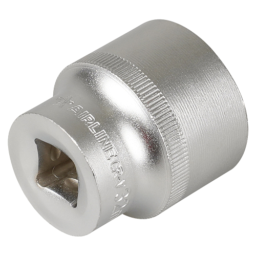 Головка торцевая 1/2"DR двенадцатигранная 32мм, L=38мм пласт.подвес