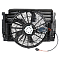 Электровентилятор кондиционера для автомобилей BMW X5 (E53) (00-) G (с кожухом и модулем управления)