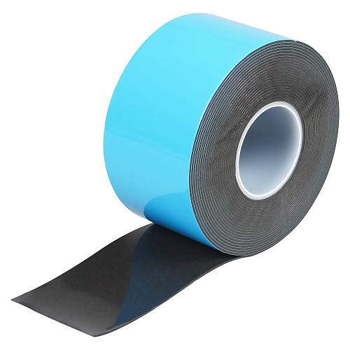 Лента двусторонняя клейкая (скотч), 50мм*5м, акриловая вспененная основа, черная