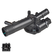 Термостат для автомобилей Duster (10-) 1.5d [K9K] (83°С) (с корпусом и 4-х контактным датчиком)