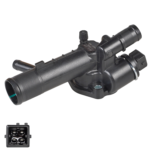 Термостат для автомобилей Duster (10-) 1.5d [K9K] (83°С) (с корпусом и 4-х контактным датчиком)