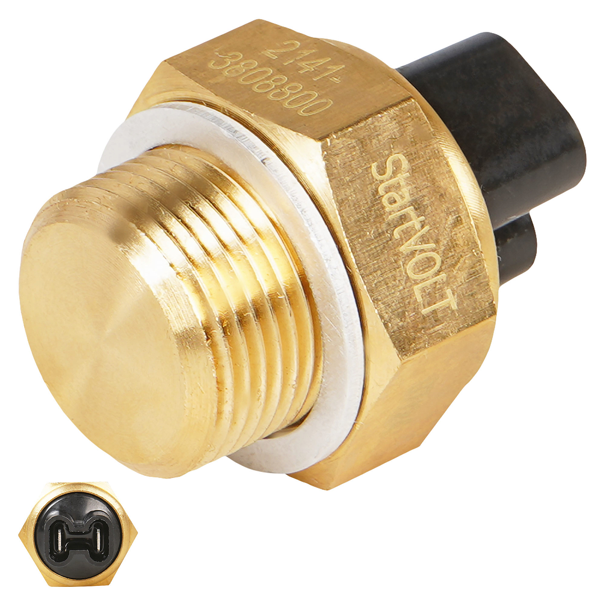 Датчик вентилятора для автомобилей Лада 2103-2107/ГАЗ/АЗЛК 2141 87/82°С