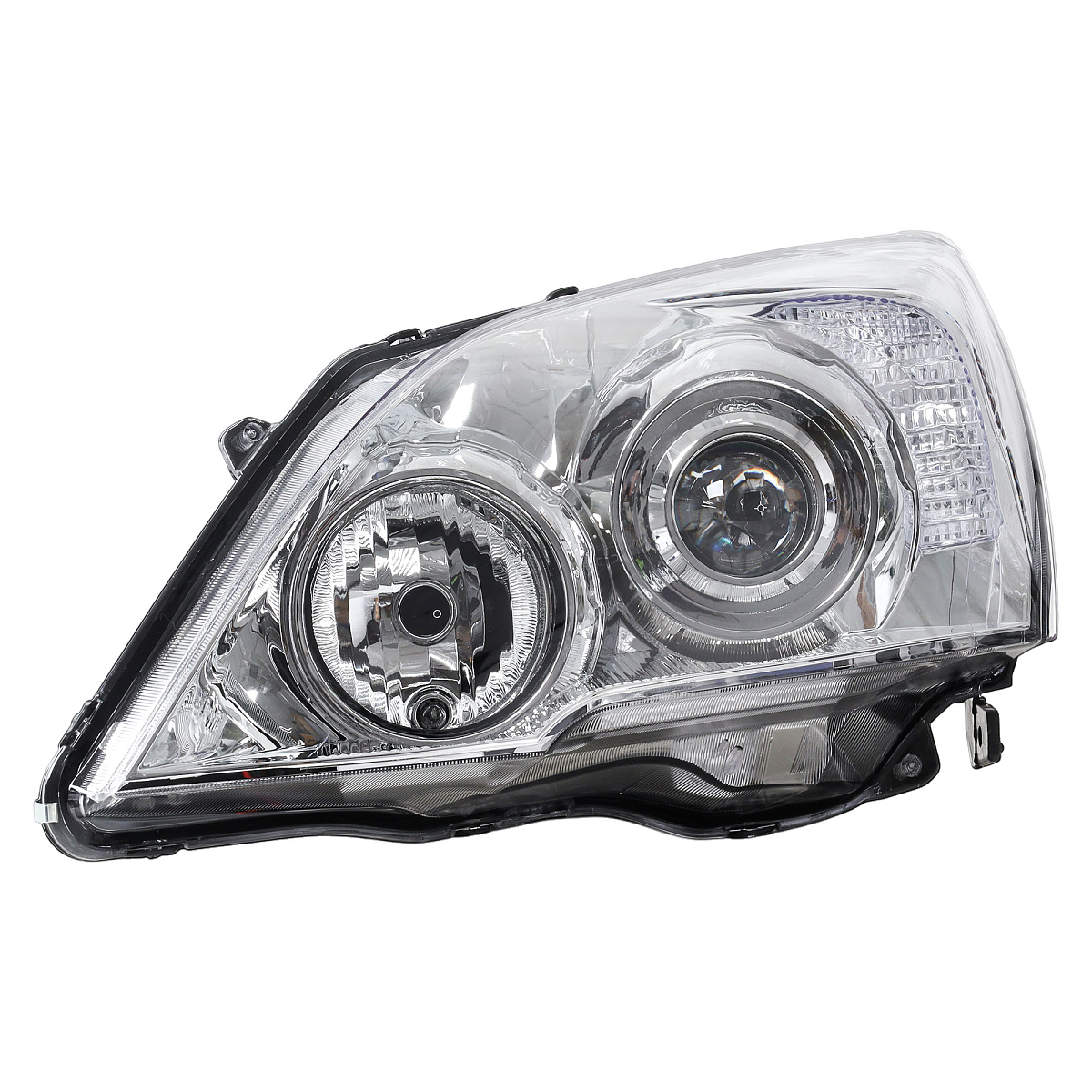 Фара для автомобилей Honda CR-V (06-) (головного света) галоген, электрический корректор, цвет рамы: хром, левая