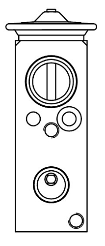 Клапан расширительный кондиционера (ТРВ) для автомобилей Mondeo IV (07-)