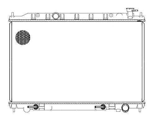 Радиатор охлаждения для автомобилей Murano (Z50) (02-)