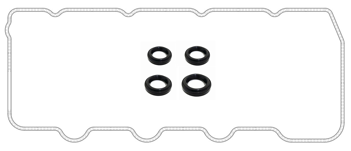 Прокладка клапанной крышки для а/м Toyota LC Prado (09-)/Hilux (05-) 2.5d/3.0d (кмпл.)