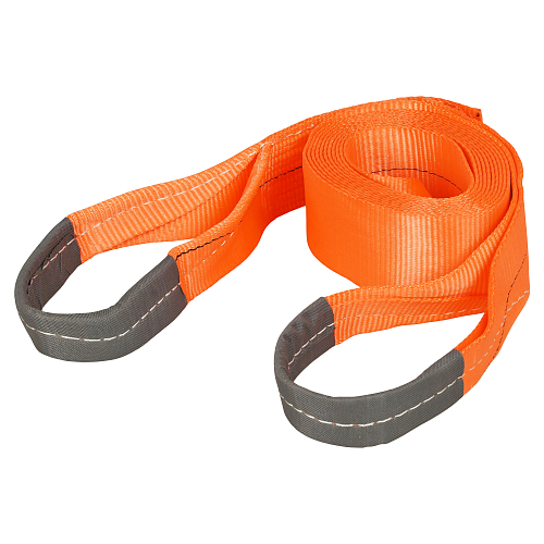 Трос VIP буксировочный усиленный (лента) 15 т, 6 м , 2 металл. шакла, с мешком