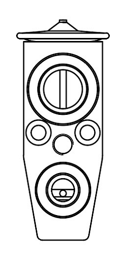 Клапан расширительный кондиционера (ТРВ) для автомобилей Aveo T300 (11-)/Mokka (13-)
