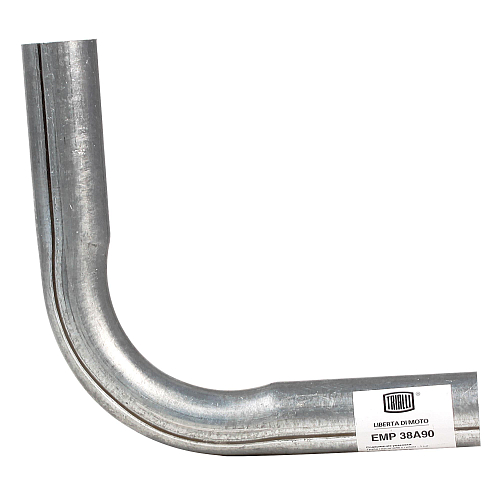 Труба с гибом d=38, угол 90 (алюминизированная сталь)