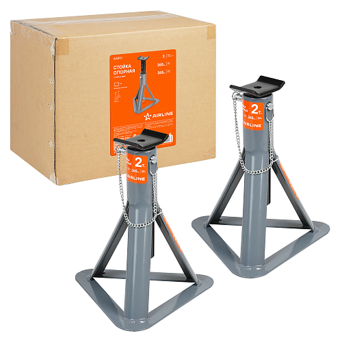 Стойка опорная 2т 265-365мм, пальцевый механизм, 2 шт.