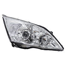 Фара для автомобилей Honda CR-V (06-) (головного света) галоген, электрический корректор, цвет рамы: хром, правая