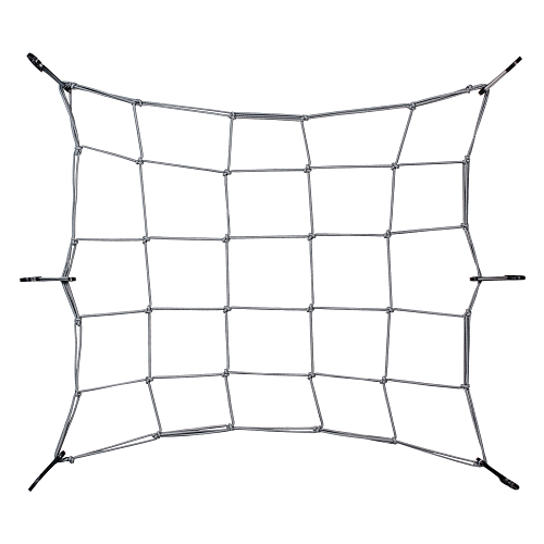 Сетка багажная 40*40 см (6 пластиковых крючков)