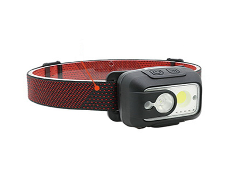 Фонарь налобный светодиодный аккумуляторный, 480лм, Li-Po 1800мАч МП-серия