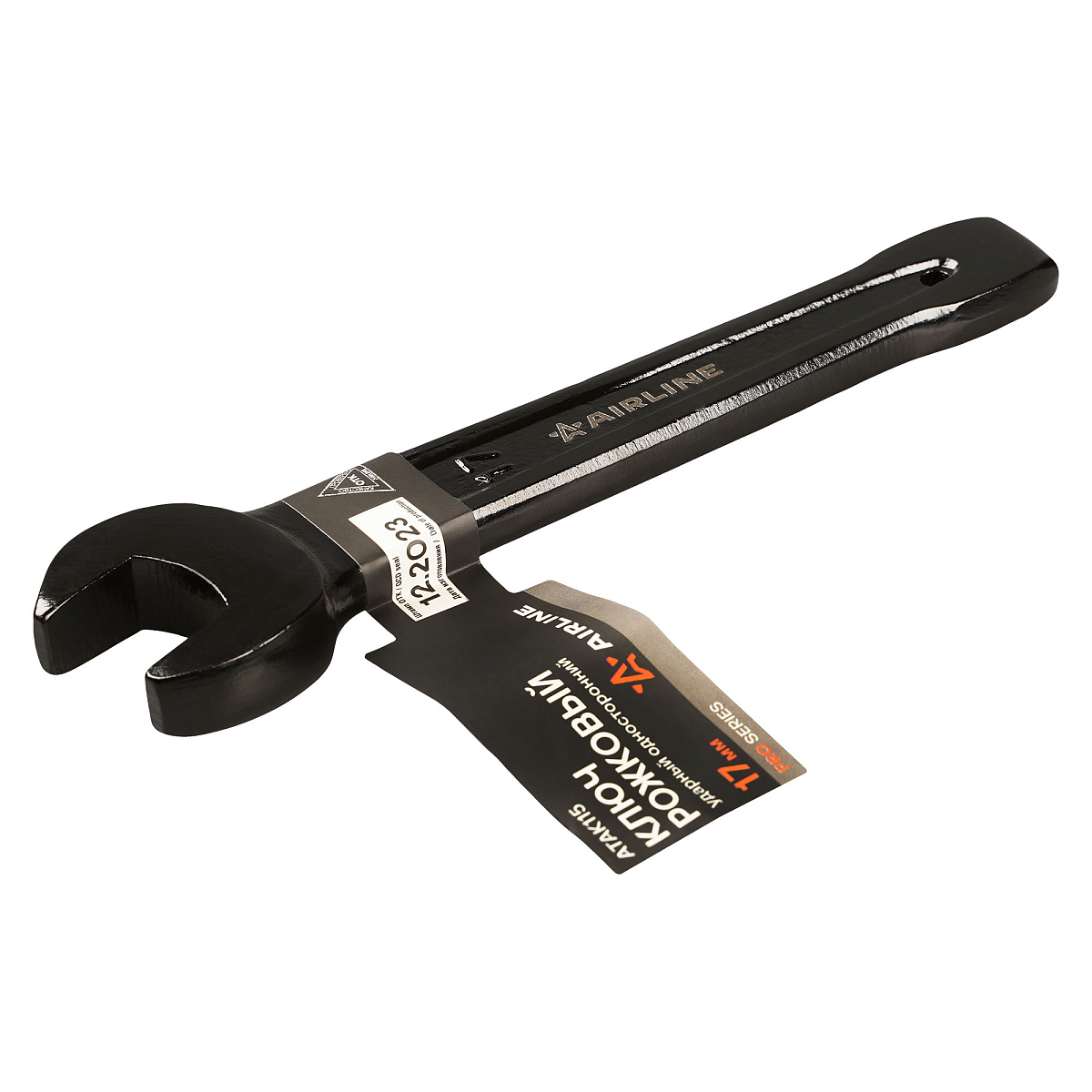 Ключ рожковый ударный односторонний 17мм, L=150-160мм