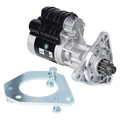 Стартер для спецтехники МТЗ-80/82 взамен ПД-10 (с пластиной) 12В 3,5кВт