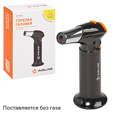 Горелка газовая, портативная с баллоном, пьезоподжиг, сопло D23мм