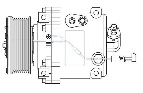 Компрессор кондиционера для автомобилей 4x4 Urban (14-)