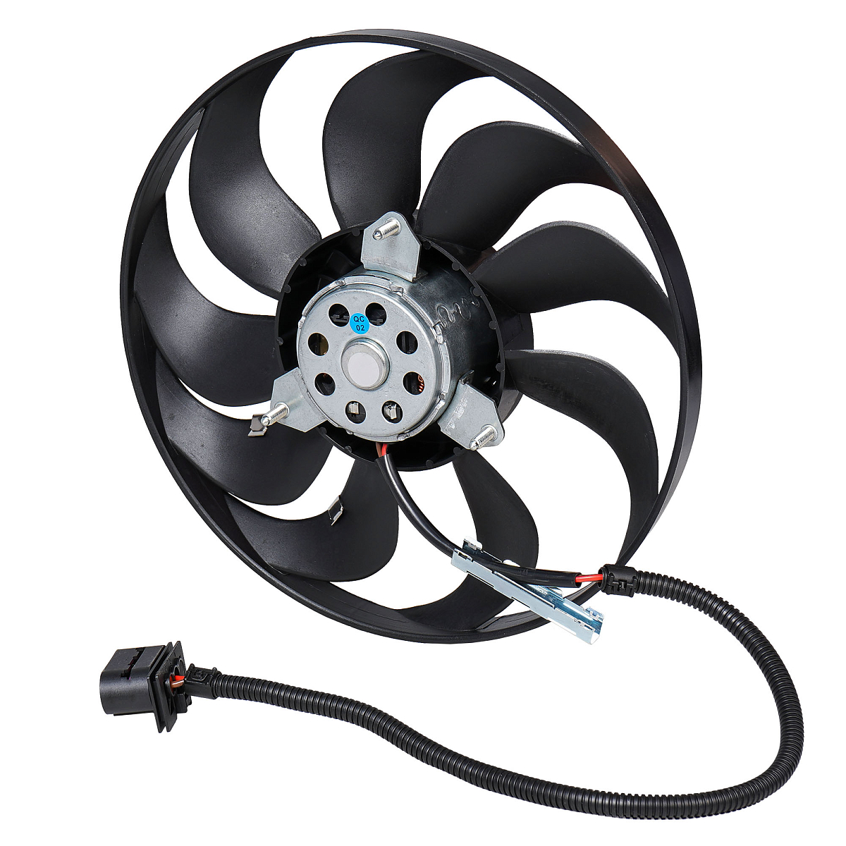 Электровентилятор охлаждения без кожуха для автомобилей Skoda Octavia (96-)/VW Golf IV (96-) (1 скор.)