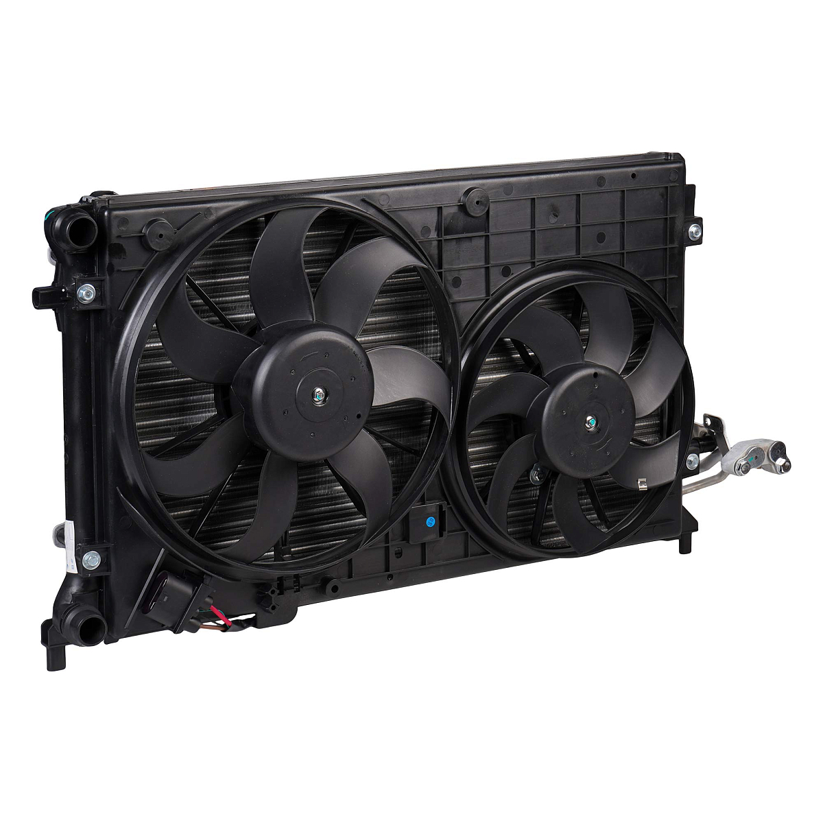 Блок охл. (радиатор+конденсор+вентилятор) для автомобилей Octavia A5 (04-)/Golf V (03-)