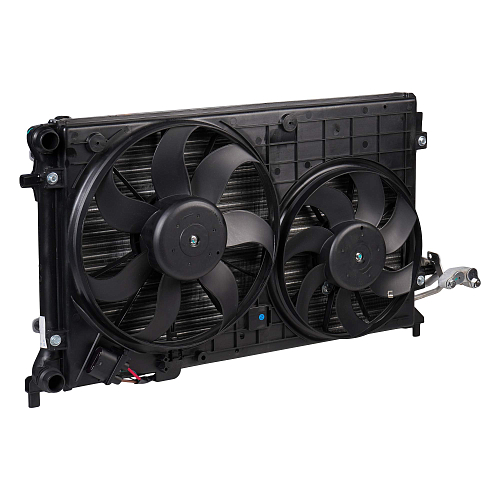 Блок охл. (радиатор+конденсор+вентилятор) для автомобилей Octavia A5 (04-)/Golf V (03-)