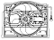 Электровентилятор кондиционера для автомобилей BMW 3 (E46) (98-) (с кожухом)