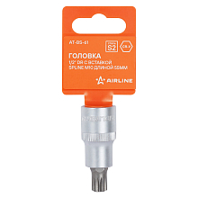 Головка торцевая 1/2"DR со вставкой SPLINE M10, L=55мм