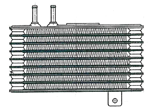 Радиатор масляный для автомобилей Lancer X/Outlander XL