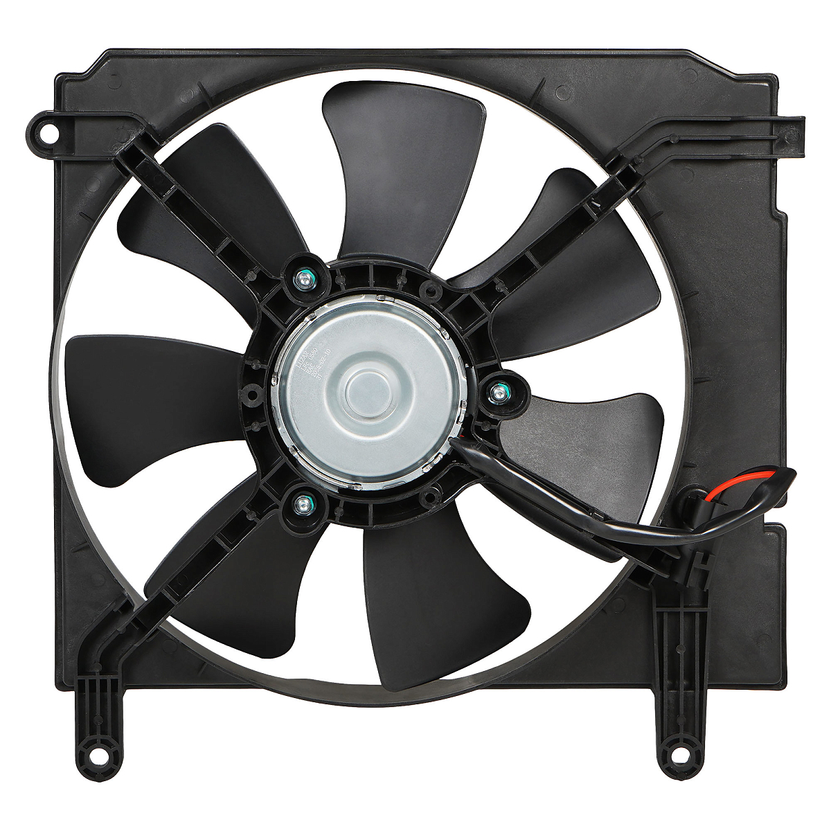 Электровентилятор охлаждения для автомобилей Chevrolet Lanos (97-) (с кожухом)